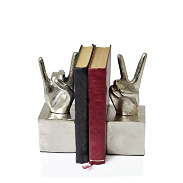 Universal Premium Quality Bookends For Shelves Nonskid Bookend Heavy