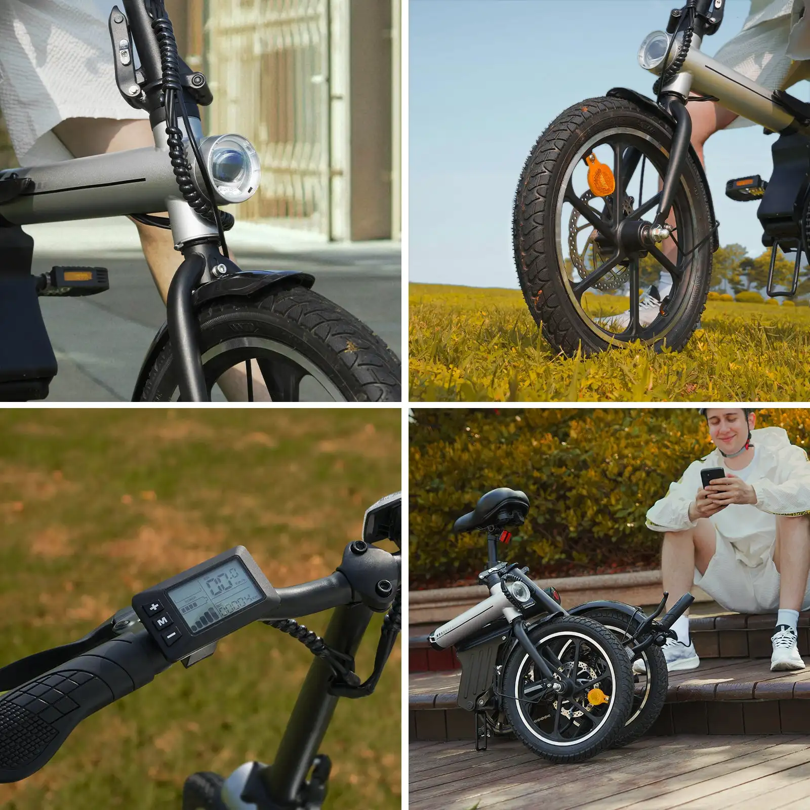 AVDL BIKE A11 Velo electrique E-Bike Pliable 16 -250W-25km /h, 6.4Ah/36V Batterie Amovible, 15-25km (Mode ASSIST), Velo Urbain A