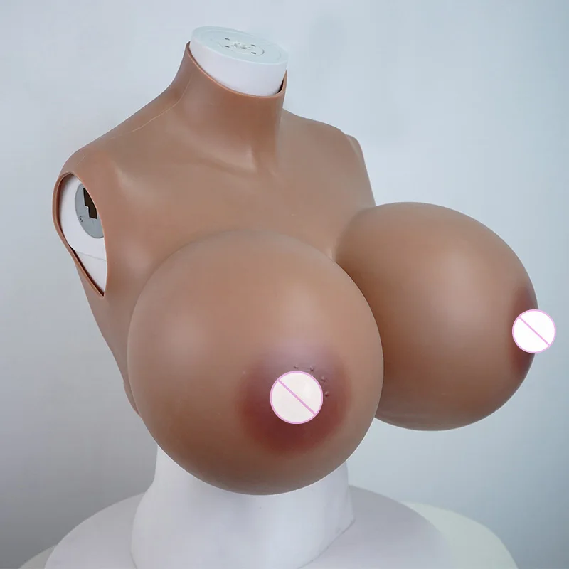 Pure Silicone Is Really Soft Artificial Cosplay Fake Breasts Super Huge Big Boobs Silicon Boobs for Men Crossdress