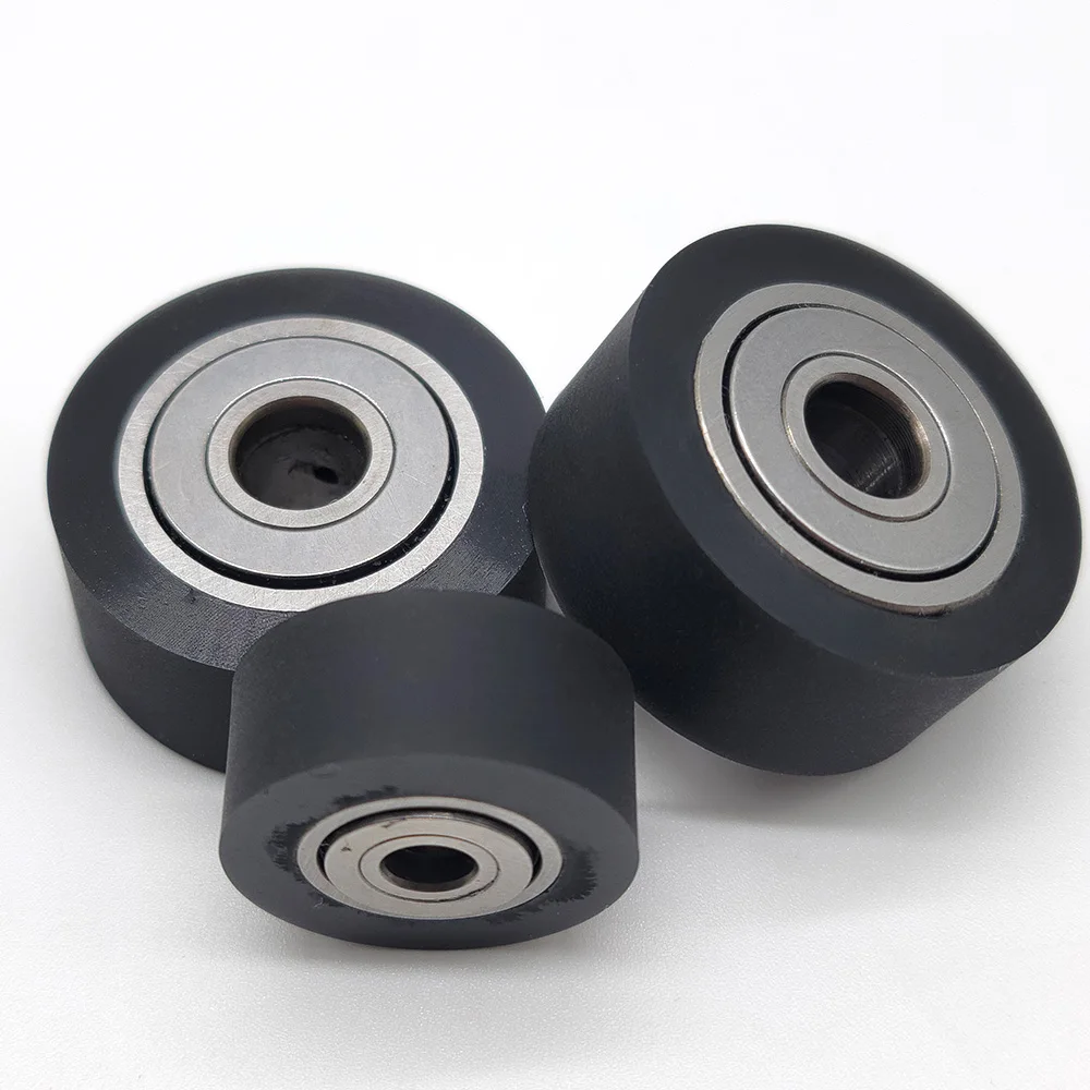 Roland Mimaki Cutter Plotter Pinch Roller 4x10x14mm 3x10x14mm Paper Pressure Rubber Polyurethane Coated Roller Bearing