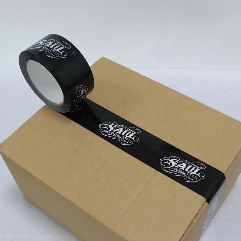 Custom Printed Branded Pink Brand Bopp Shipping Adhesive Packaging Tape