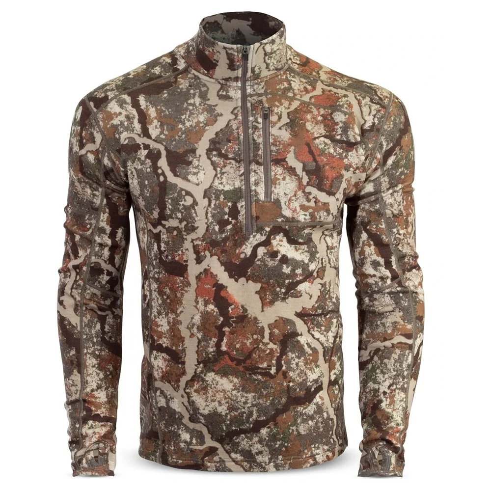 Premium Hot Selling Camouflage Hunting Clothes Merino Wool Base Layer
