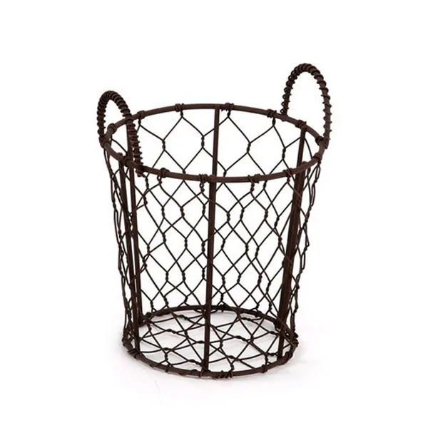 Custom Supermarket Wire Shopping Basket Popular Retail Product Home