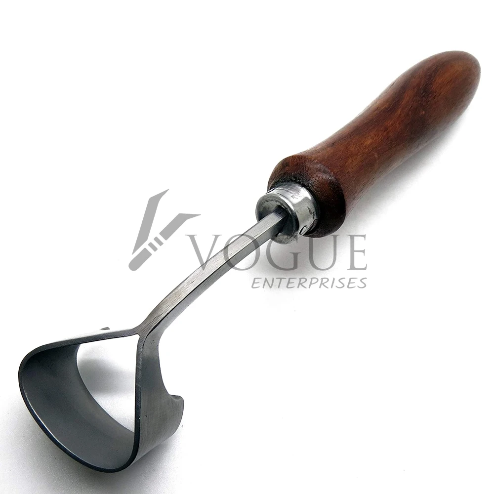 Hoof Knife 3 Piece Set Sharpener Right & Left Handed Double Edge Swiss