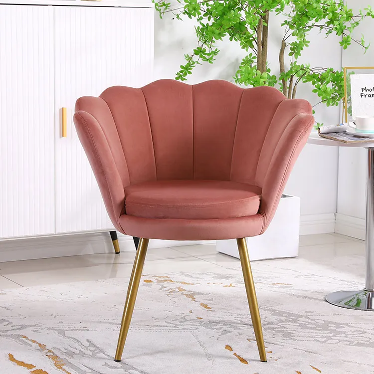 Бархатное кресло для гостиной кровати комнаты