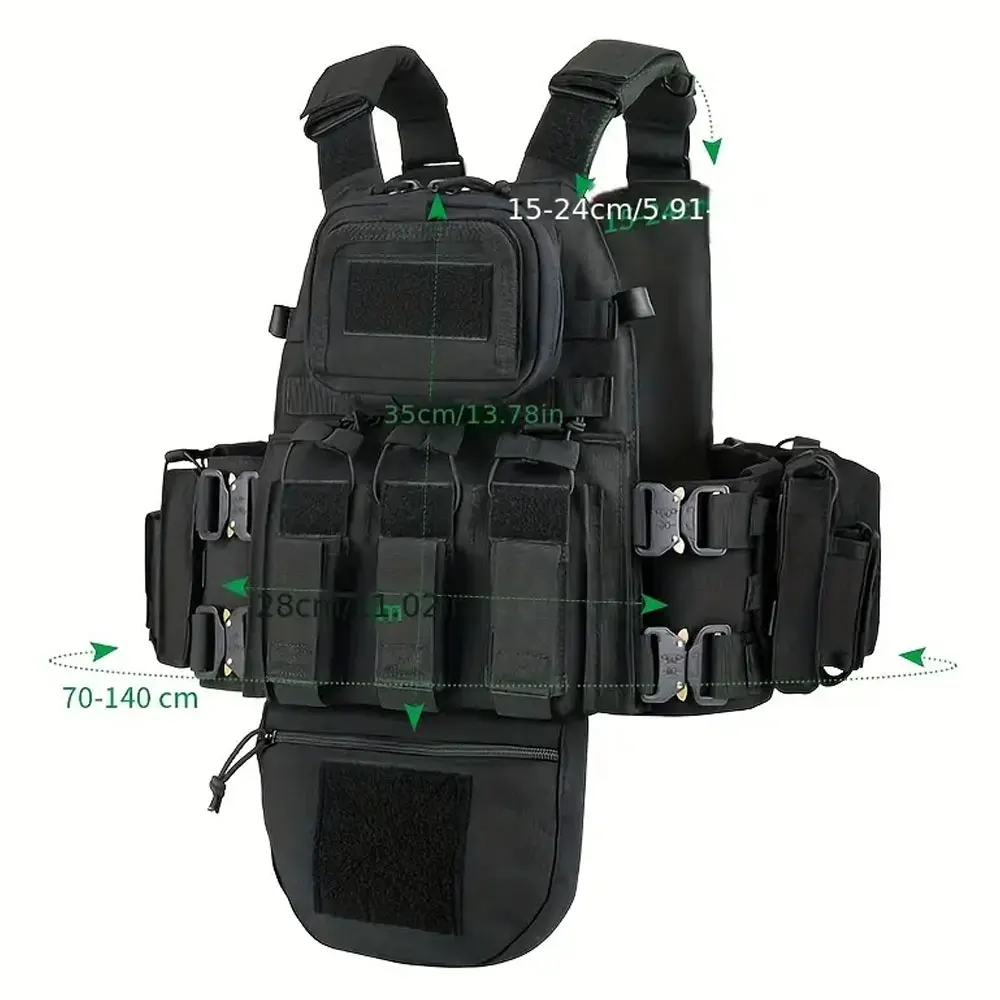 New Arrival System Plate Tactical Heavyweight Quick Release Carrier Tactical Airsoft Vest Multi Pocket Tactical Airsoft Vest