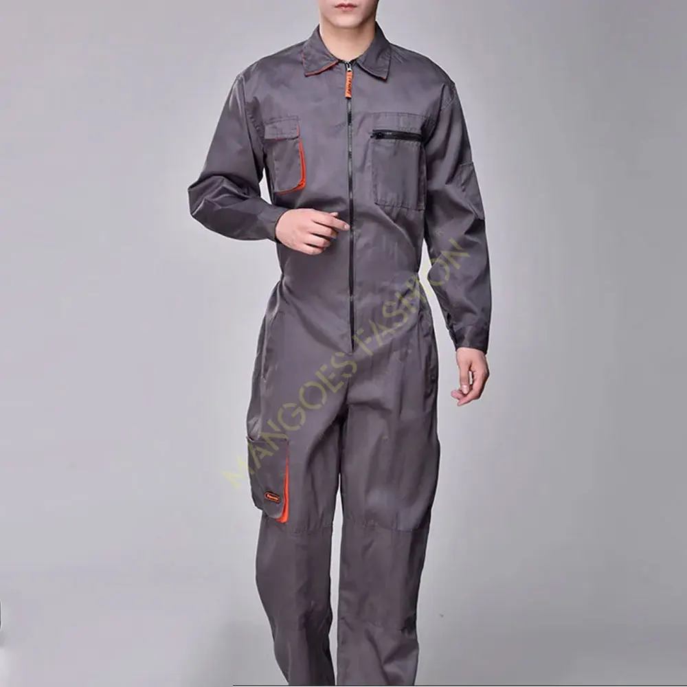High-quality Plus Size Work Overall Uniforms, Ideal for Car Repair and Workshop Mechanics - Unisex Coveralls Welding Durable