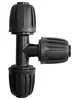 Conector triple negro