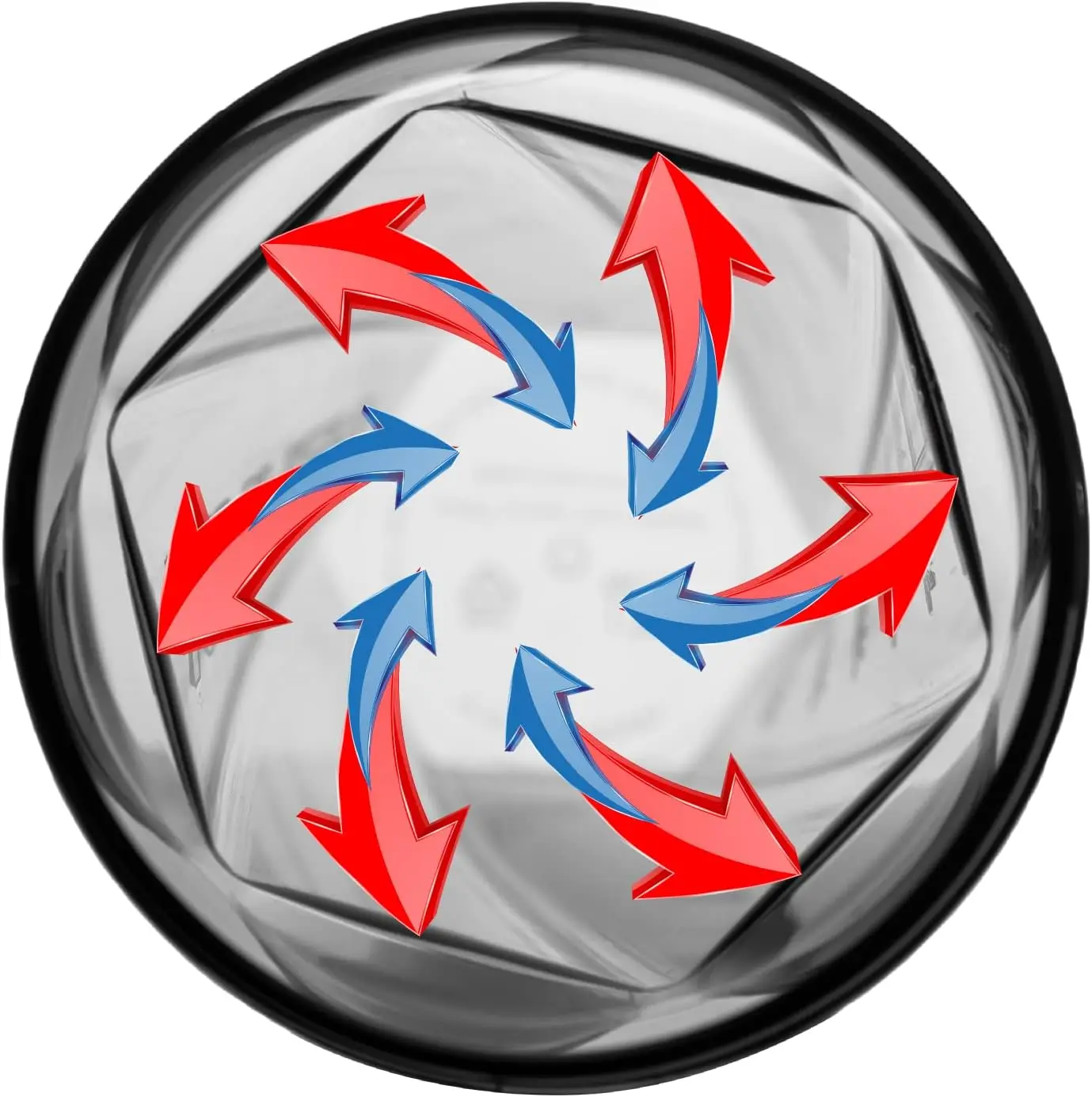 Vortex Blender Shaker Bottle Holds Upto 28oz No Blending Ball Or