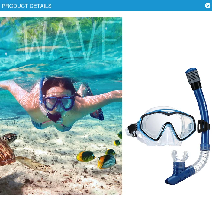 Colorful Diving Mask And Snorkel Set Professional Scuba Diving