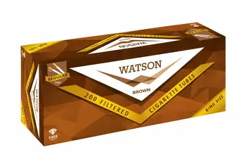 brown cigarette tubes Unrefined Glass Filter 9mm 200 Pack 200 MERCURY OP HILL Brown