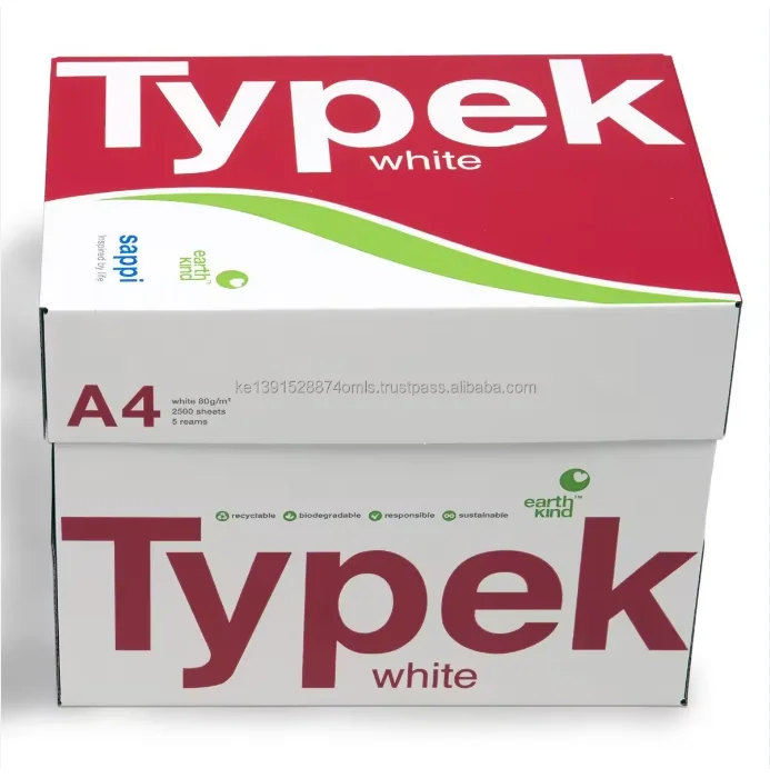 Typek A4 Copy Paper 80gsm, 75gsm, 70gsm /Typek A4 Paper / Buy Typek A4 copy papers