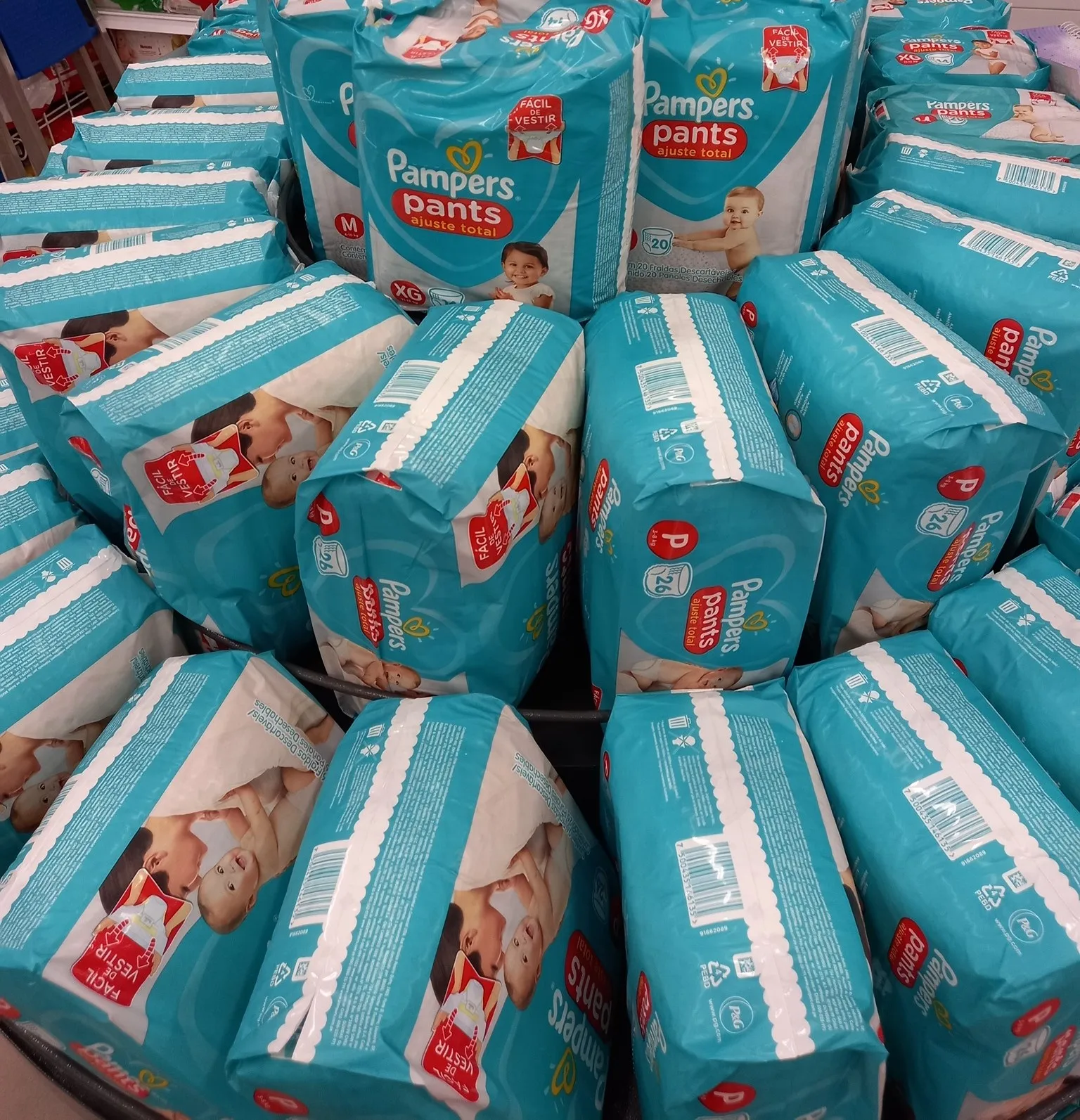 **pampers Premium Care 6 Size Diapers-panties 93 Diapers 15kg | Real ...