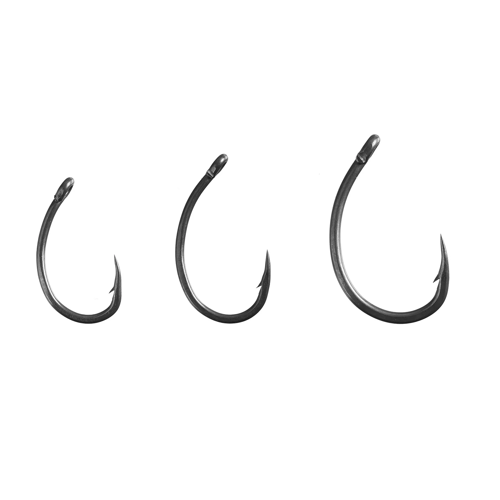 Carp Fishing Hooks with Anti-Rust Coating, Barbed Design, and High Penetration for Secure Hooking in All Water Conditions