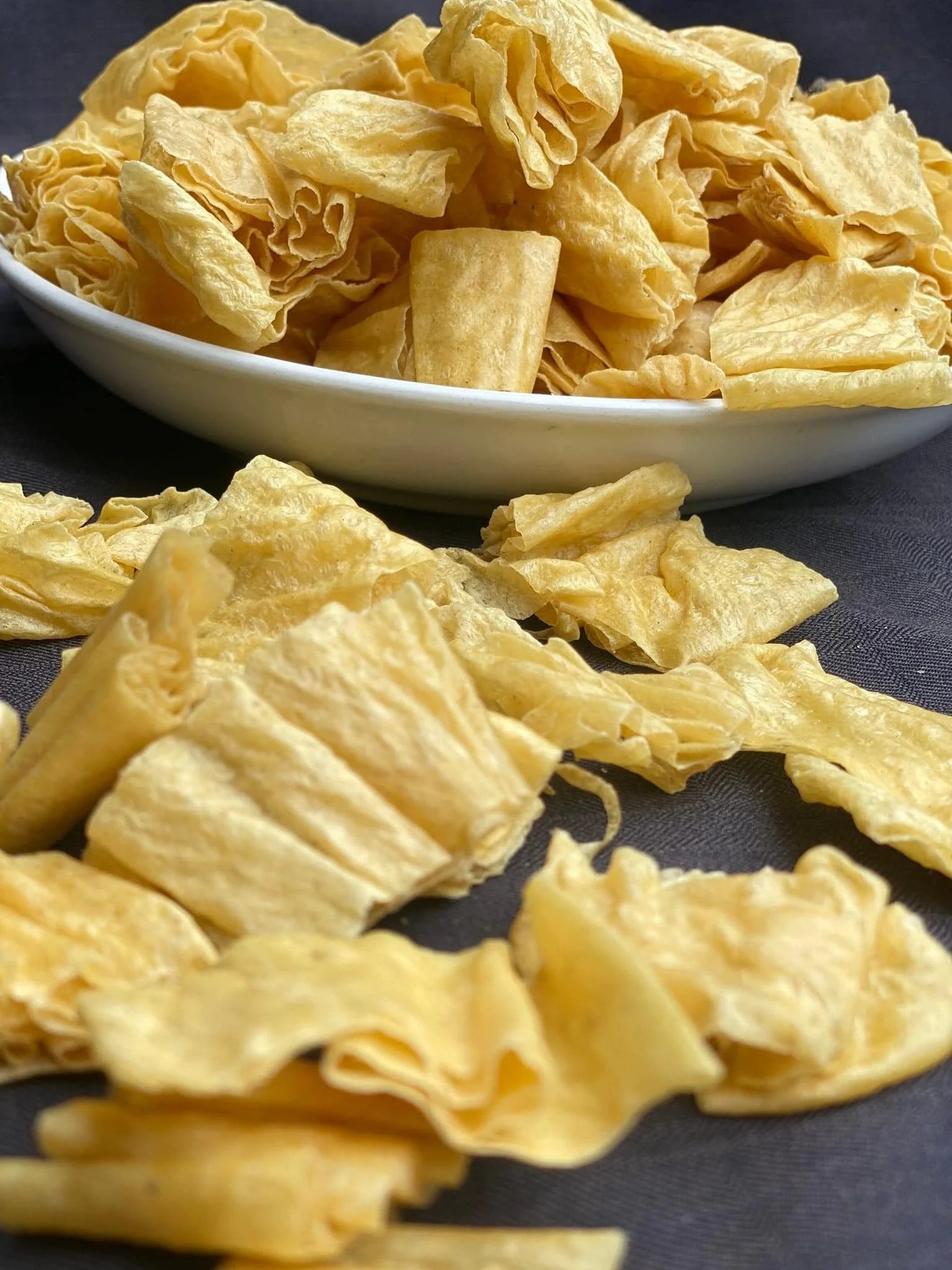 Dried Soybean Curd Sticks Wings Shaped Vegetarian Tofu Skins