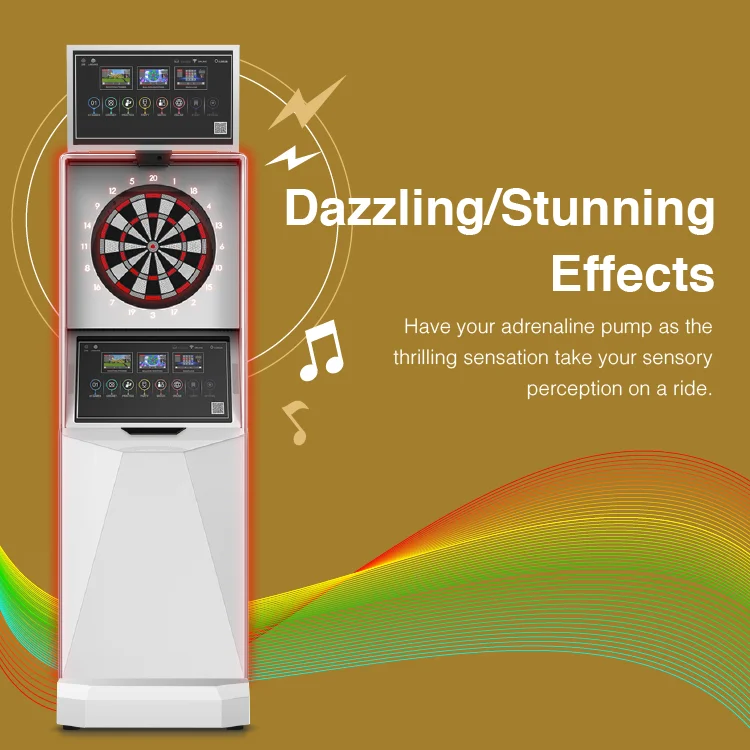 Commercial Electronic Dart Machines With Coin Operated Dart Boards