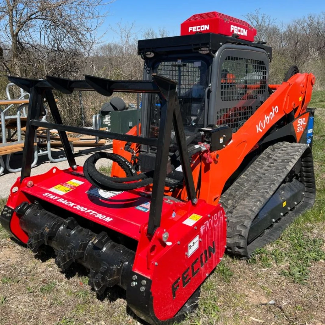 Kubota SVL97-2 Skid Steer Mulcher, Hot Selling Heavy Duty Mulching ...