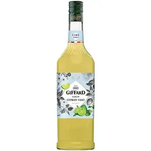 Giffard 1Lt Lime Syrup French Zestic Cocktail Mixer for Premium Cocktails