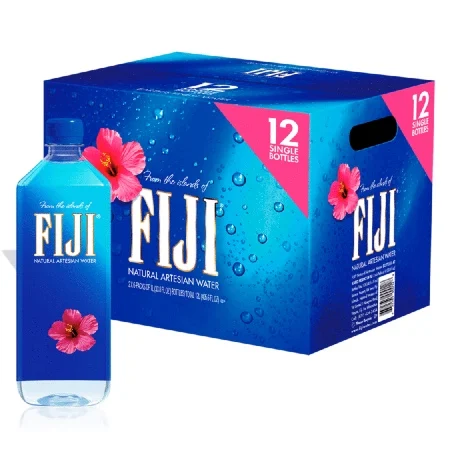 Fiji Water 24x500 мл Натуральная Минеральная родниковая вода в пластиковых бутылках 500 мл x 24 чехол