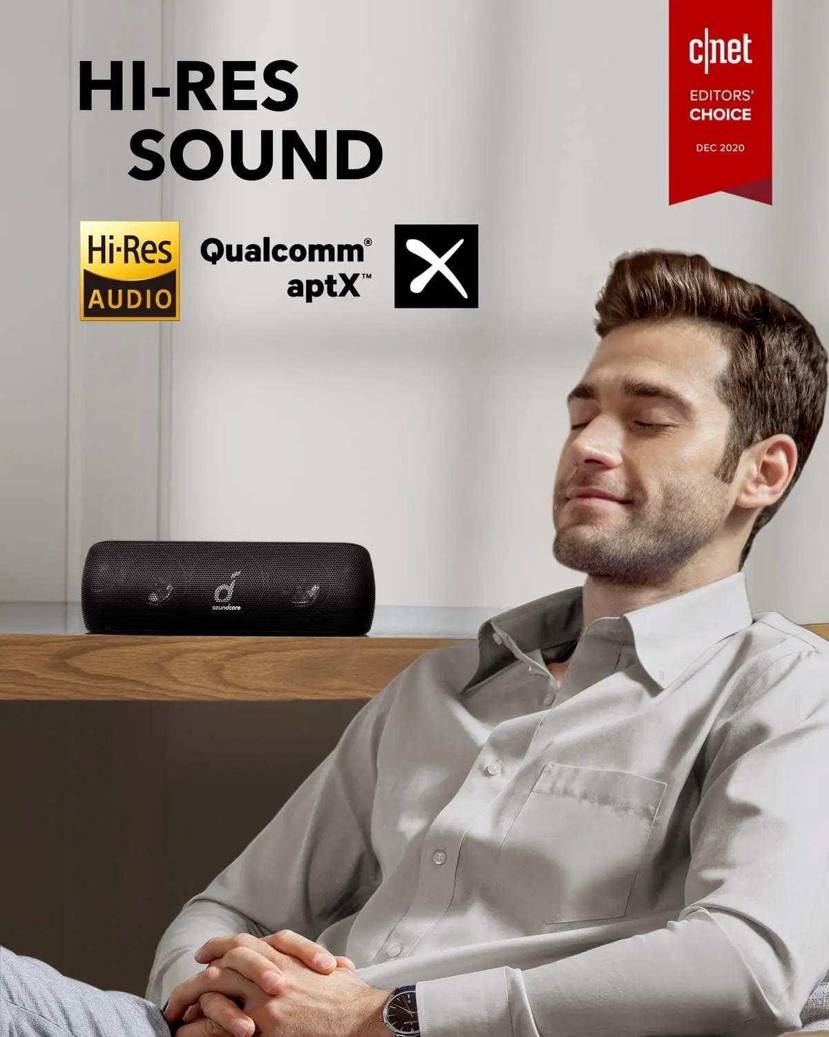 Anker Sound Motion+ Bluetooth SpeakernnUltra-Wide orders Frequency Range for Remarkable