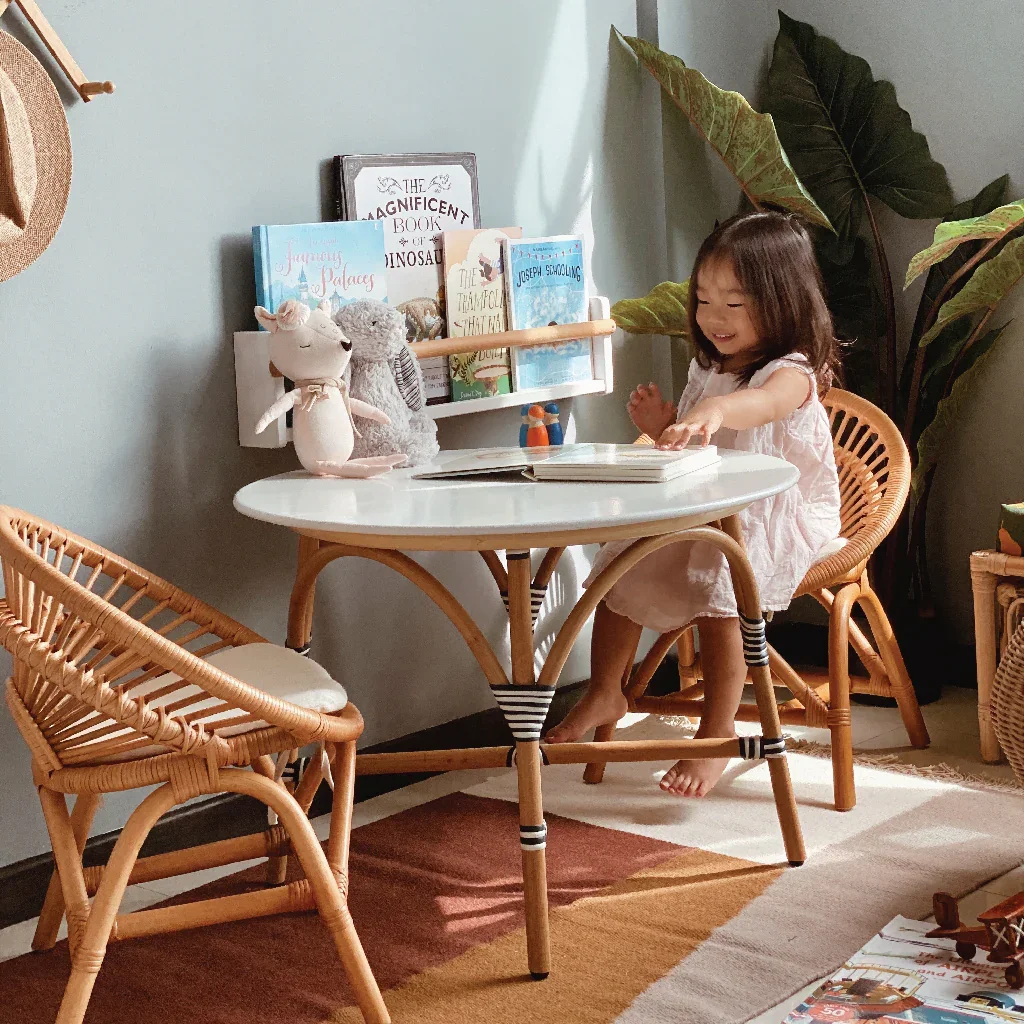 Rattan Chairs Are An Adorable Addition To Your Little Ones Playroom Or