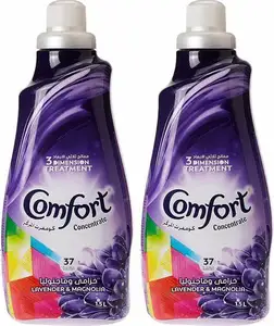 For Comfort Eco-Friendly 1.8L Lavender Aroma Softener Disposable 1-Rinse Bottle Antibacterial Fabric Conditioner