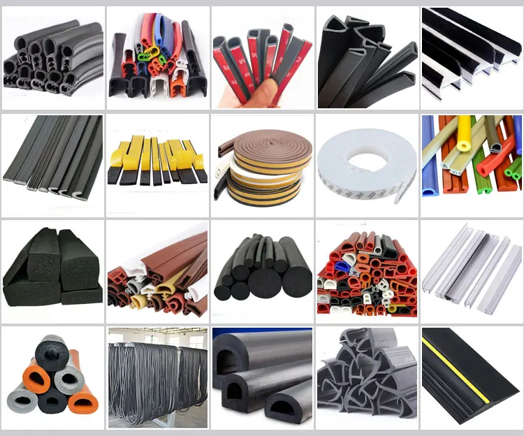 Waterproof Closed Cell Neoprene Rubber Strips Medium Hardness Epdm Foam