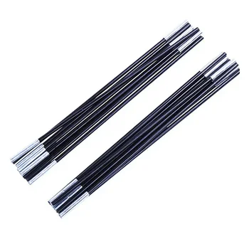 Frp Tent Pole Camping Flexible Folding Fiberglass Black Rods For Tents ...
