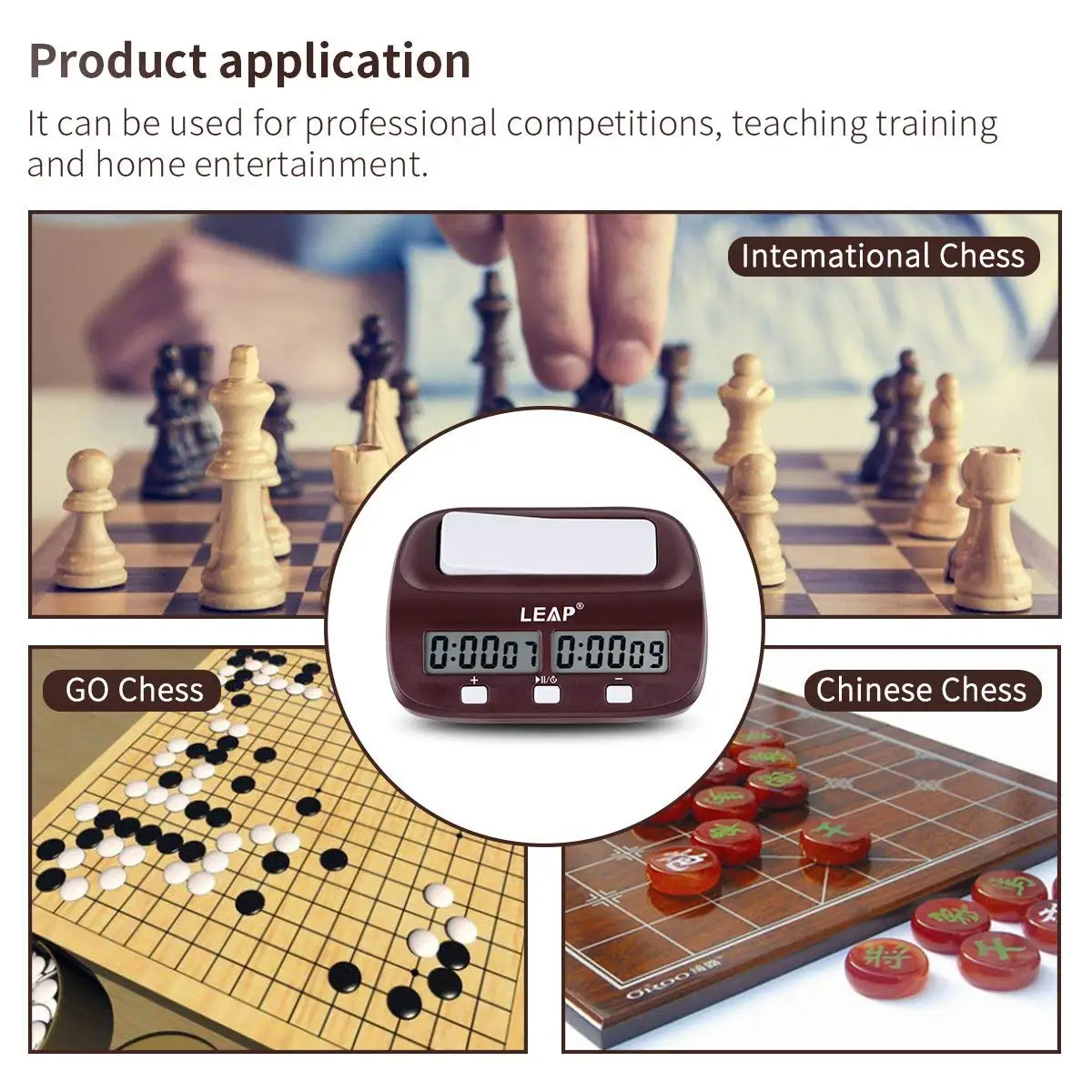 Leap Chess Clock Digital Chess Timer Professional For Board Games Timer