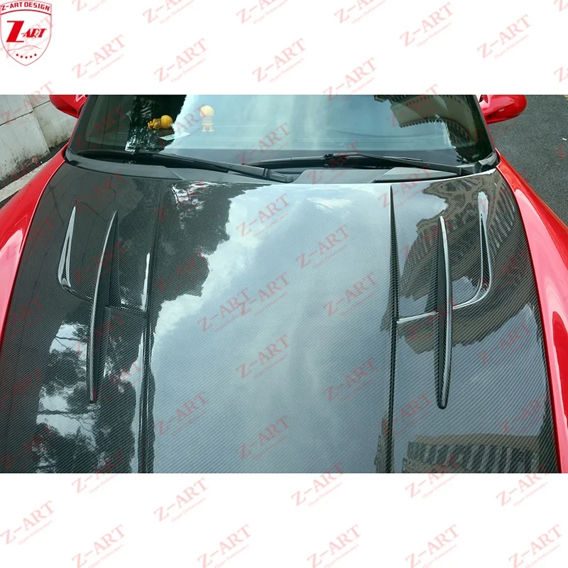 Z-ART 2005-2011 Tempus Carbon Fiber Front Trunk Cover for Porsche