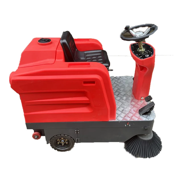 Small electric sanitation sweeper Ride-on road cleaning machine Sweeper and suction machine