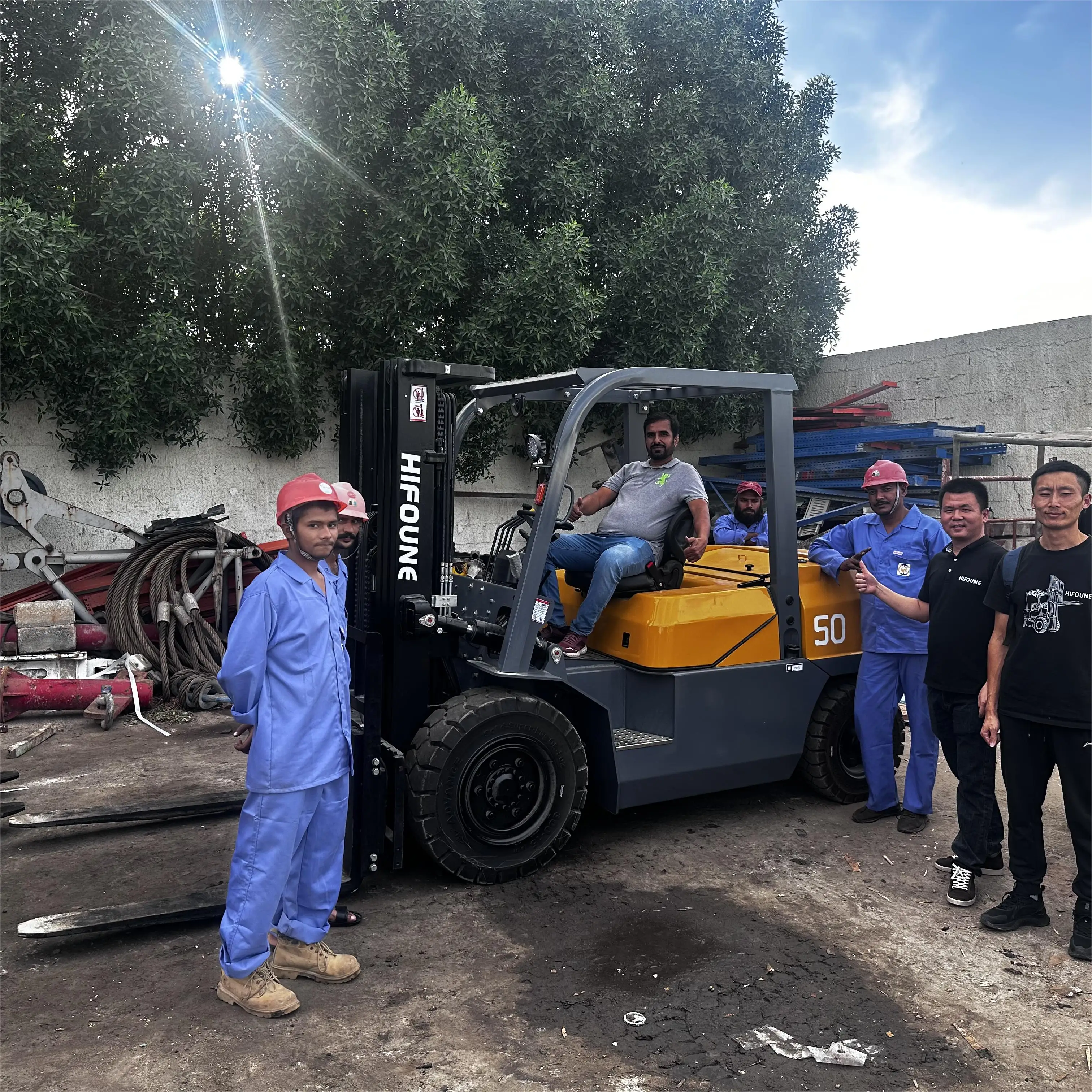 FD50TC Hifoune Factory Price Customized diesel Forklift Truck for Sale