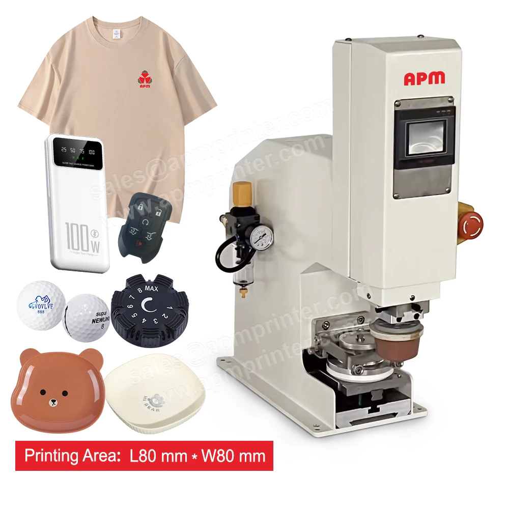 Desktop Tampon Printing Machine for Pad Printing Cloth Glasses Toys Pad Printer