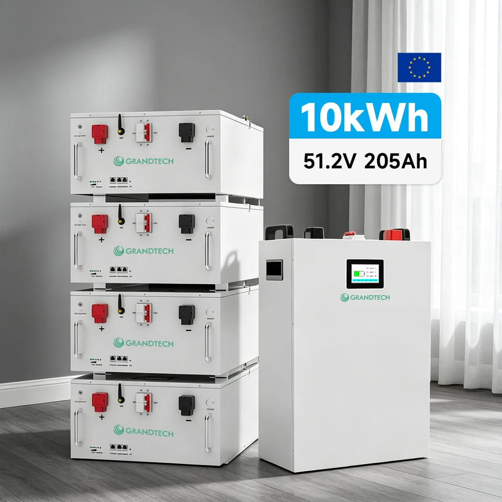 GRANDTECH ENERGY 5 kWh, 10 kWh, 15 kWh energiya devori: off-grid kabinasi uchun quvvat, ulang va ishga tushiring o'rnatish, yuqori samaradorlik, UN38.3