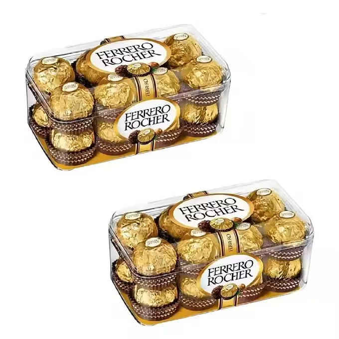 Ferrero Rocher Fine Hazelnut Milk Chocolate,24 Count,Chocolate Candy ...