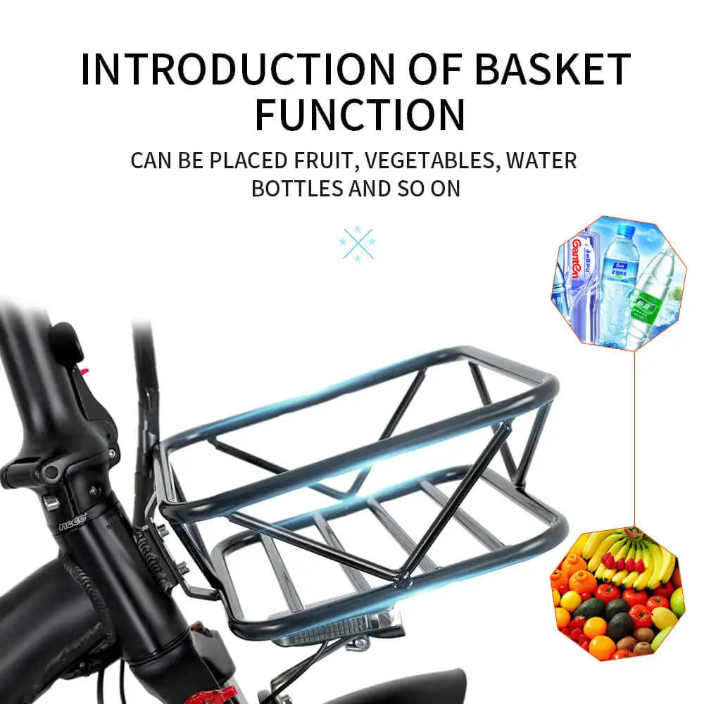 CMACEWHEEL Y20 Plus 48v Folding Electric City Bike with 20Ah Battery Smart Digital Type App Support Step through Fat Tire Ebike