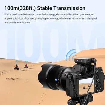 Godox MoveLink II M2 Wireless Lavalier Microphone System(2 TX + 1 RX + Charging Case), 2.4G Wireless Noise Cancelling Mic detail image