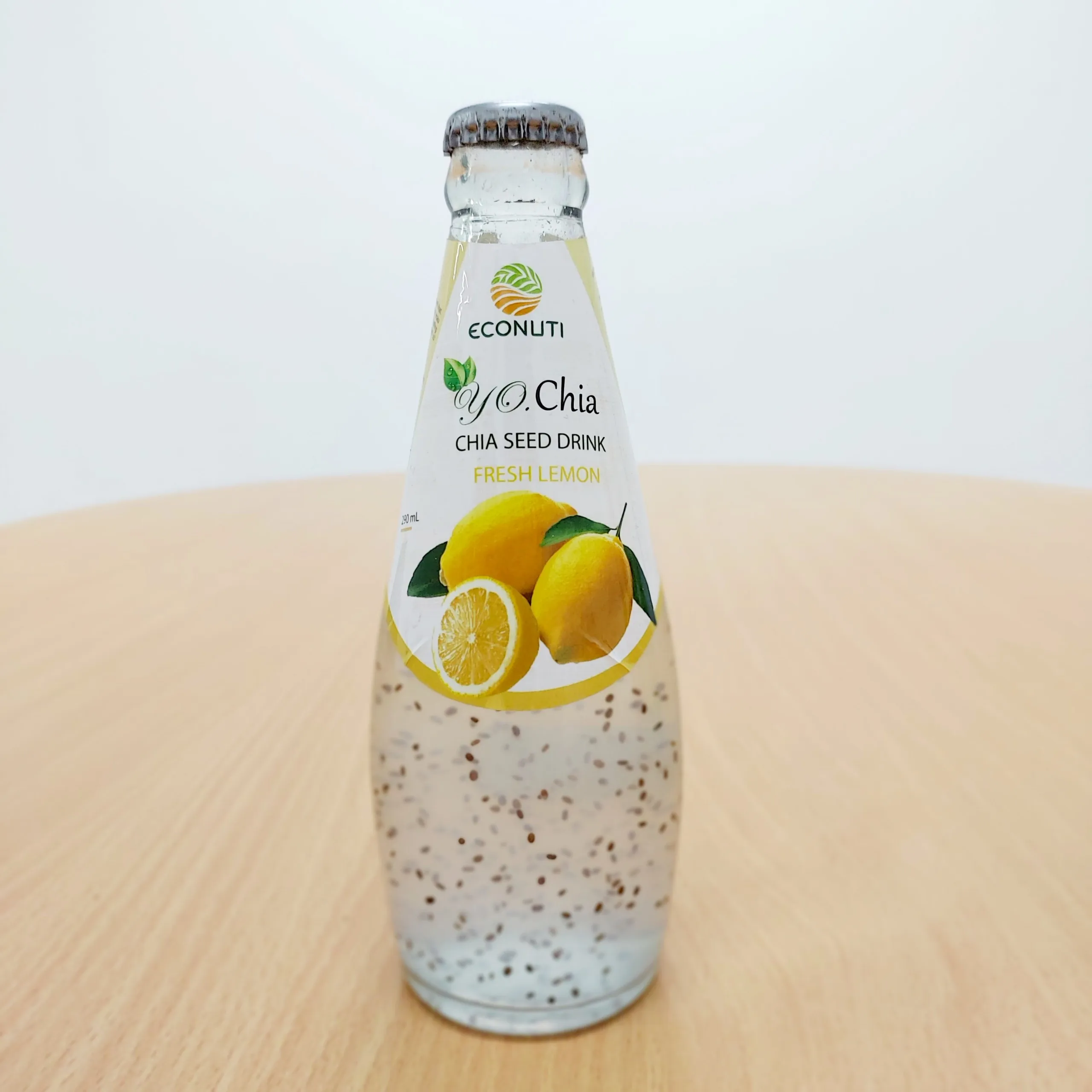Напиток из семян Чиа натуральный фруктовый вкус киви стеклянная бутылка 280 мл OEM заводская цена