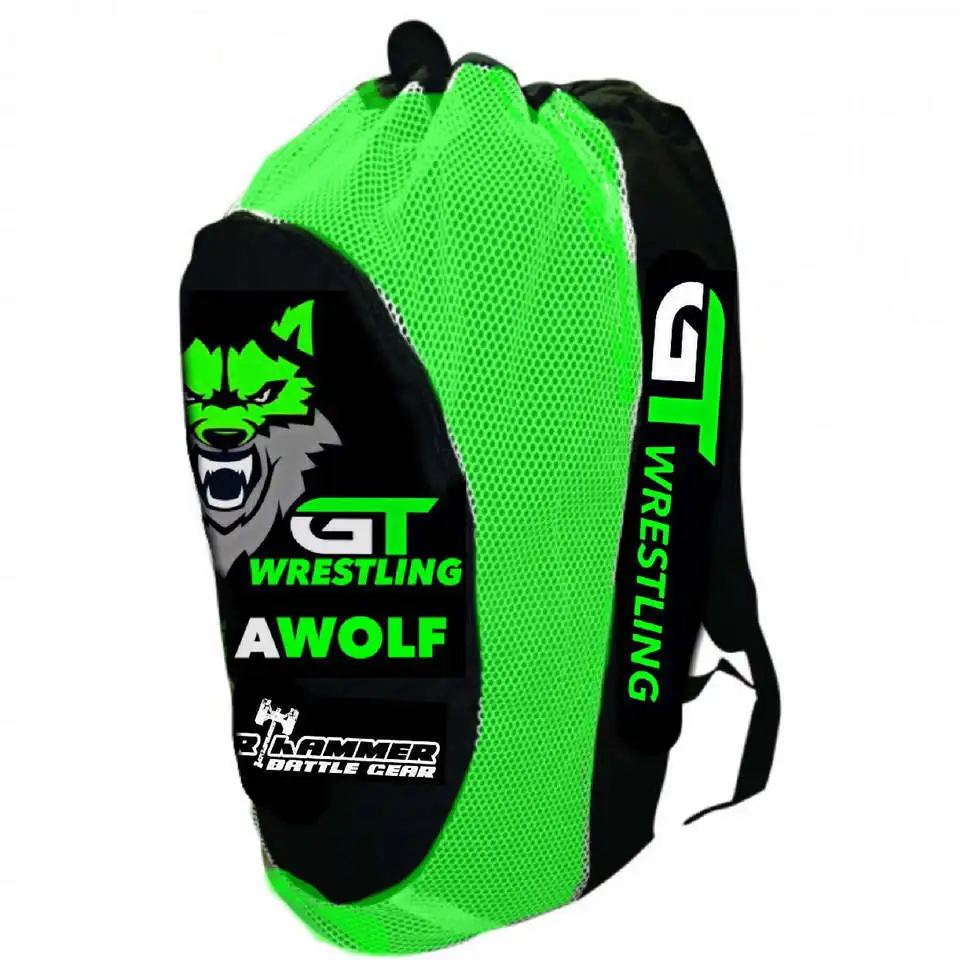 2023 Polyester Backpack For Wrestling With Team Logo Printing Low Moq