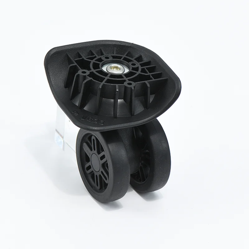 360 Degree Universal Plastic Rubber Double Wheel 50mm Luggage Suitcase