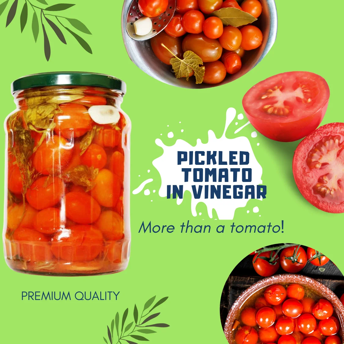 Made In Vietnam High Quality Tomatoes In Vinegar,Tomato Mixed Cucumber