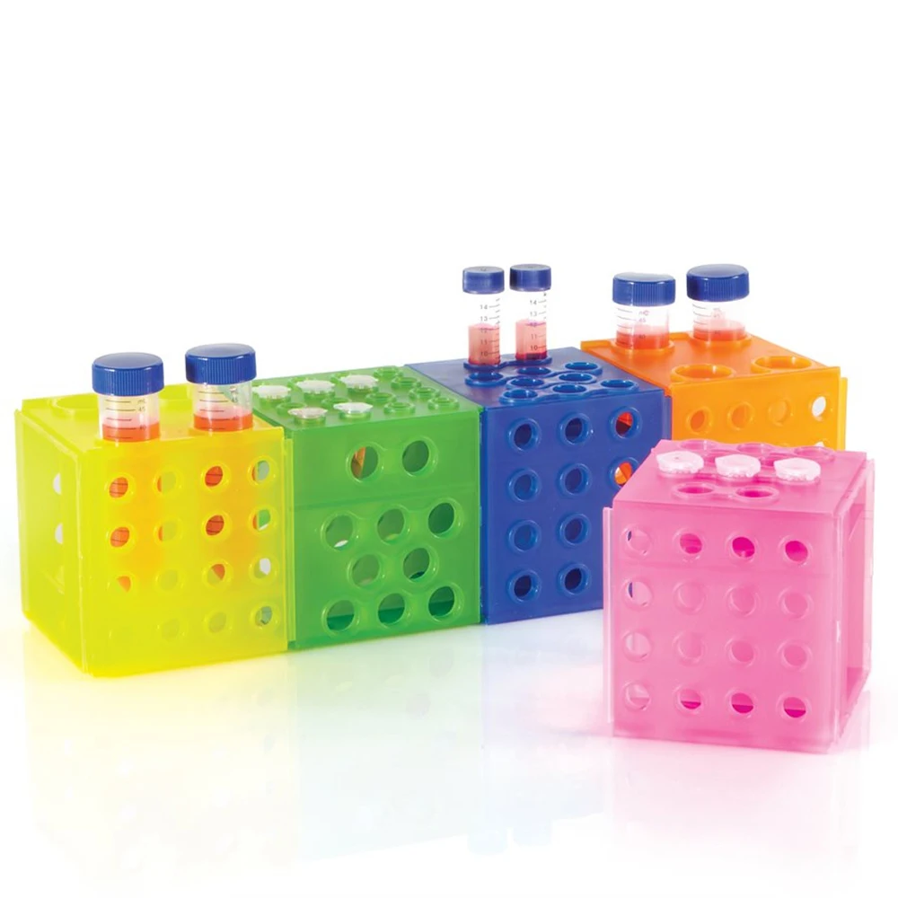 Cube Rack Laboratory Plastic Test Tube Rack High Quality Plastic For