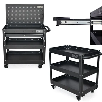 Rolling Tool Cabinet 3 Tier Trolley Hand Tool Rugged Equipment Case ...