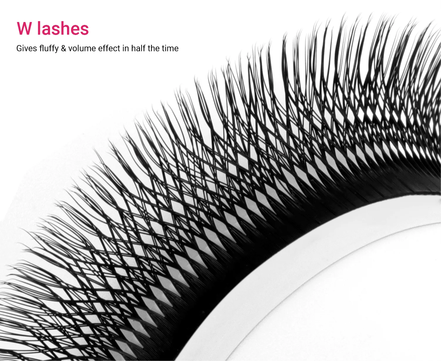 Natural Looking Technological Fibers W Eyelash Extensions Wispy Premade