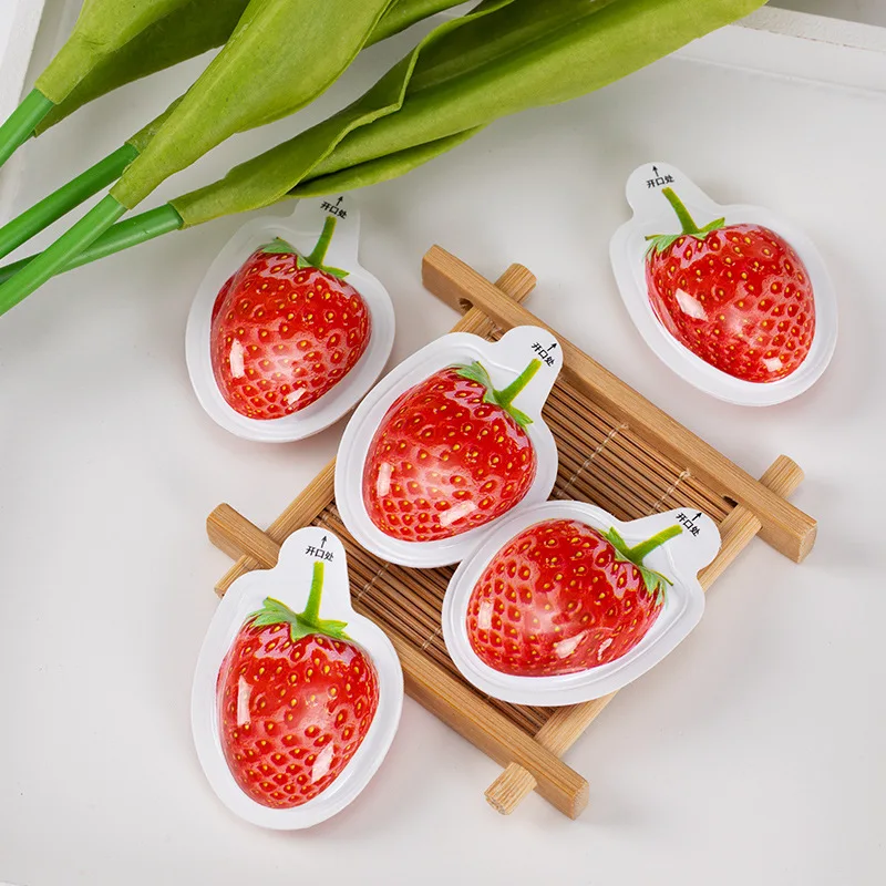 New Arrival Soft Sweets With Jam Strawberry Fruit Gummy Candy Jelly