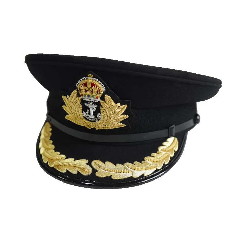 Factory Customized Peek Cap Officer Peek Cap Good Quality Captain Hat