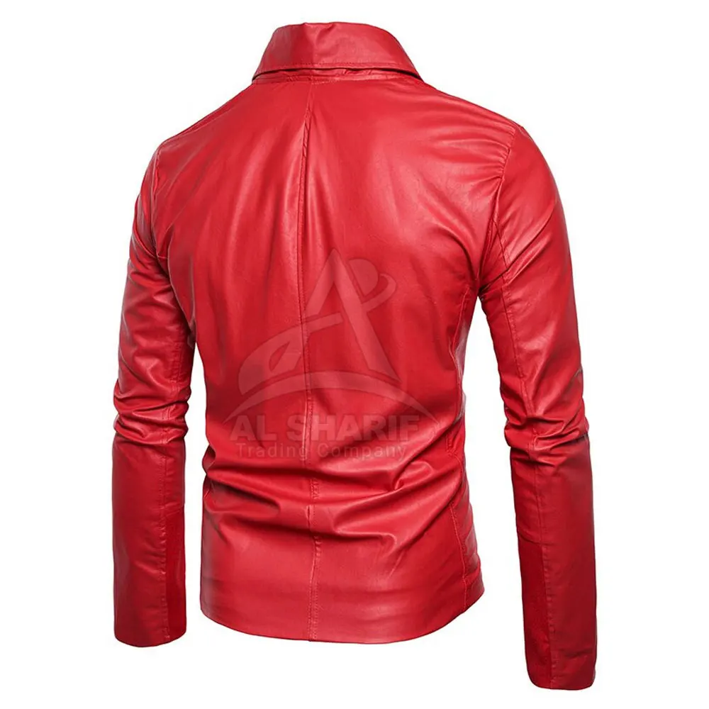2023 New Fashion Leather Jackets Winter Standing Collar Jacket Pu