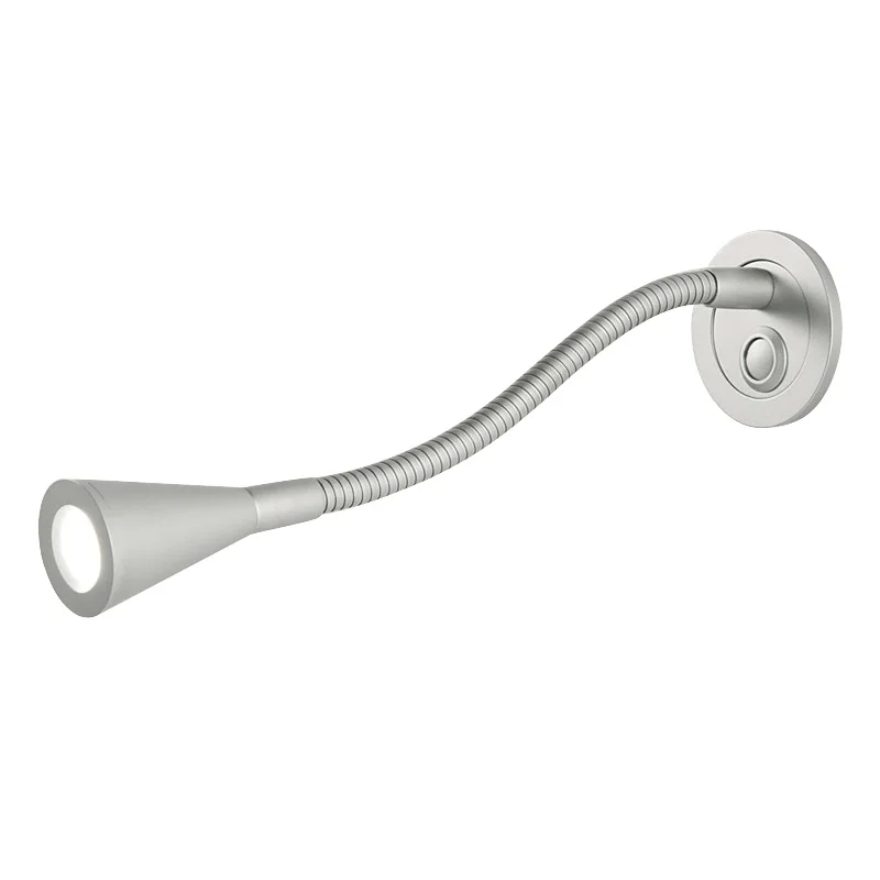 Hotel Bedroom Wall Light Gooseneck Headboard Bedside Reading Lamp