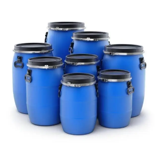 Virgin HDPE Blue 200L Plastic Tank 55-Gallon Drum for Water Container Plastic Can Barrel