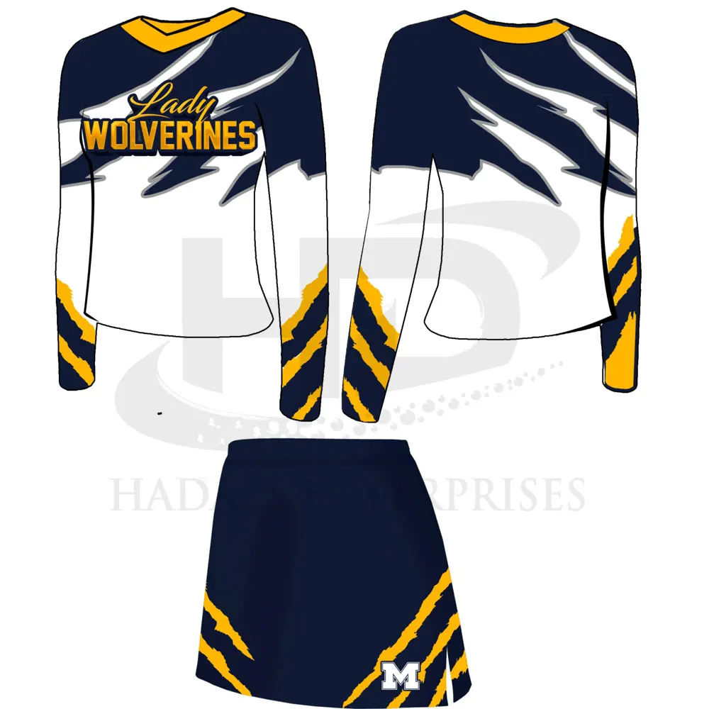 Light Weight Solid Color Cheerleading Uniform Premium Quality Cheerleading Practice Wear Uniform